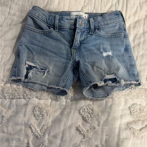 Abercrombie and Fitch girls cutoff Jean shorts